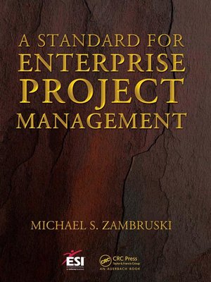 cover image of A Standard for Enterprise Project Management